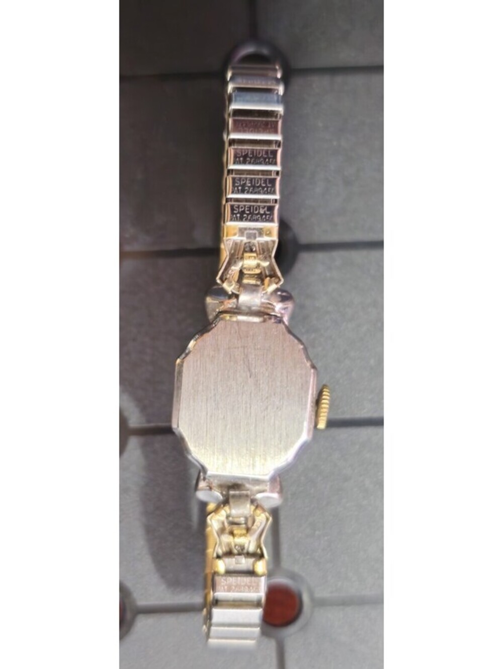 LUCERNE Ladies Wristwatch Fancy Bracelet 17 Jewels Vintage Swiss Made Watch Runs - Picture 2 of 4